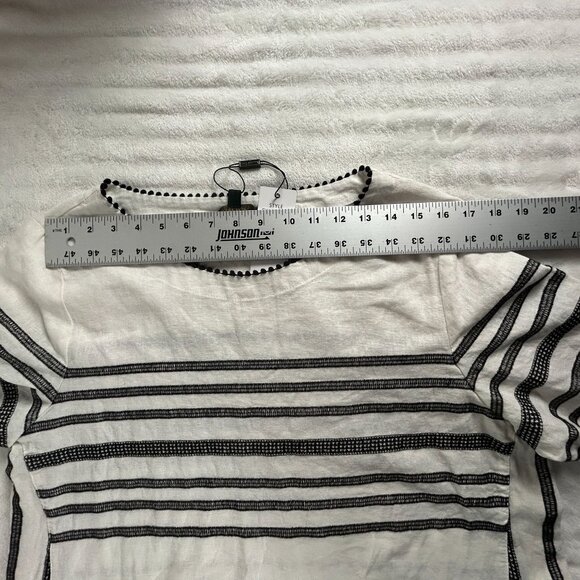 For Cynthia Womens Embroidered Linen Blend 3/4 Sleeve Shift Dress Large New $120 - Picture 5 of 10